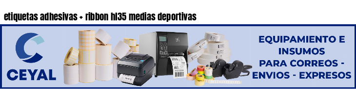 etiquetas adhesivas   ribbon hl35 medias deportivas