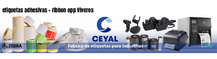 etiquetas adhesivas   ribbon opp Viveros