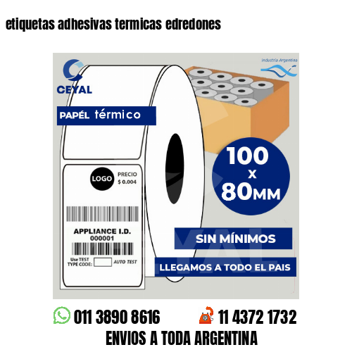 etiquetas adhesivas termicas edredones