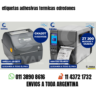 etiquetas adhesivas termicas edredones