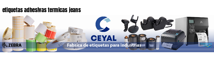etiquetas adhesivas termicas jeans