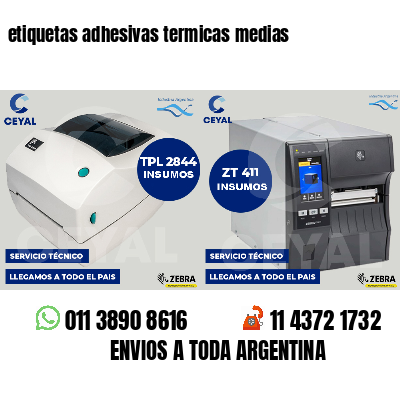 etiquetas adhesivas termicas medias