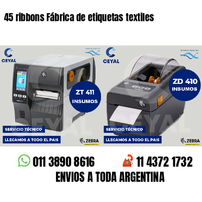 45 ribbons Fábrica de etiquetas textiles
