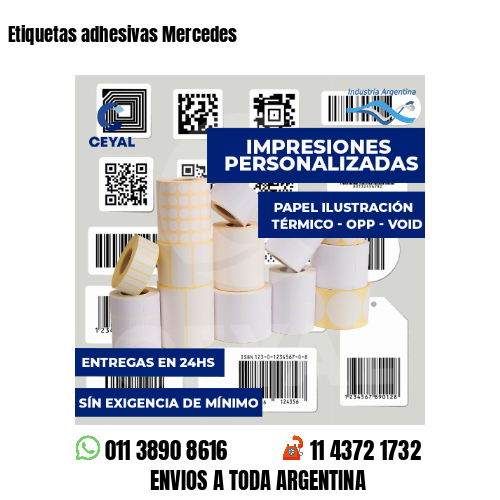 Etiquetas adhesivas Mercedes