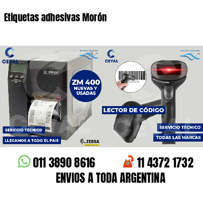 Etiquetas adhesivas Morón