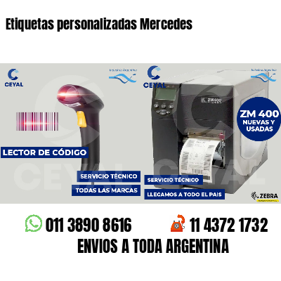 Etiquetas personalizadas Mercedes