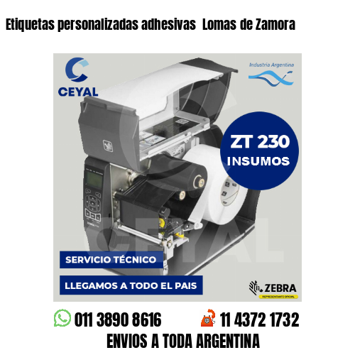 Etiquetas personalizadas adhesivas  Lomas de Zamora