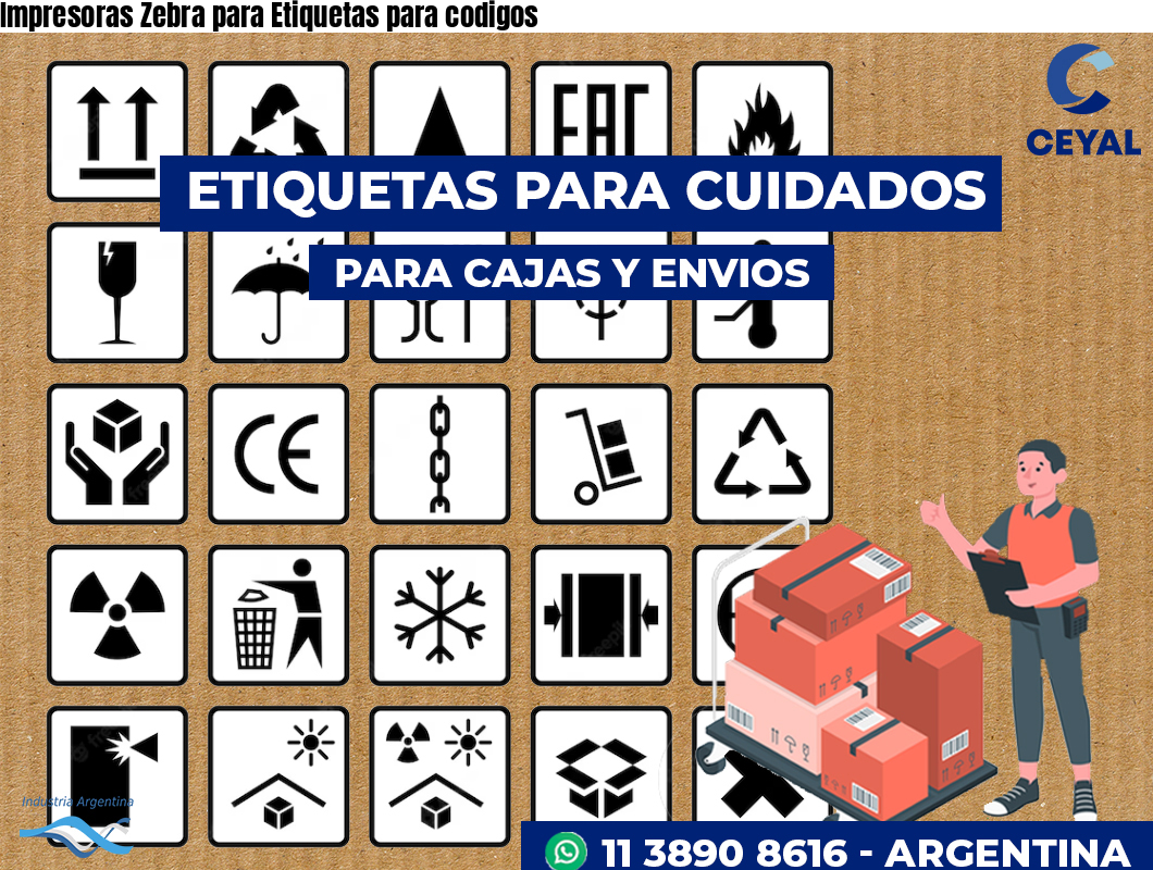 Impresoras Zebra para Etiquetas para codigos
