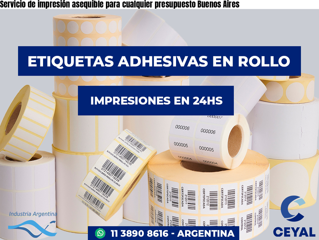 Servicio de impresión asequible para cualquier presupuesto Buenos Aires