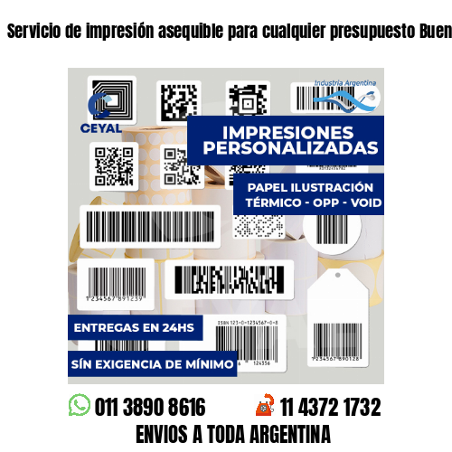 Servicio de impresión asequible para cualquier presupuesto Buenos Aires