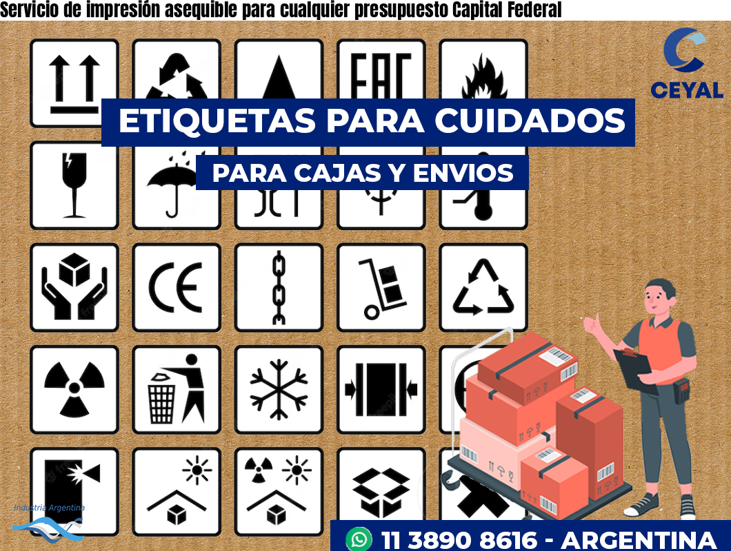 Servicio de impresión asequible para cualquier presupuesto Capital Federal