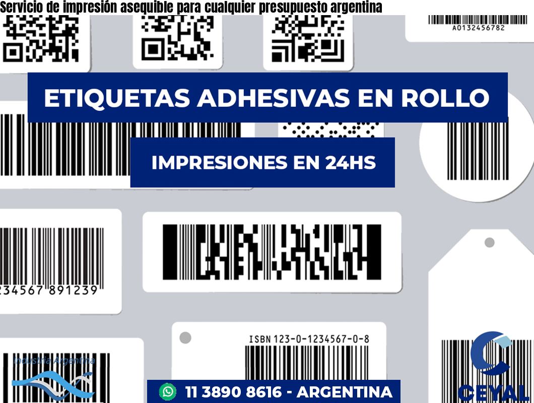 Servicio de impresión asequible para cualquier presupuesto argentina