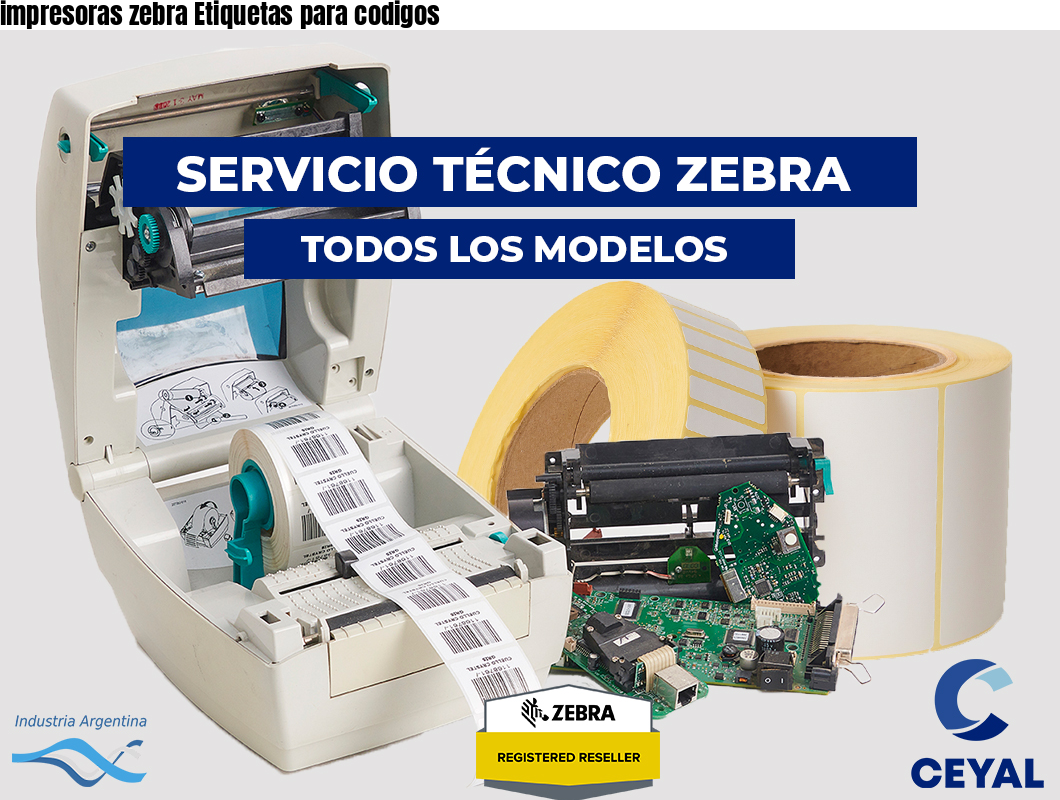 impresoras zebra Etiquetas para codigos