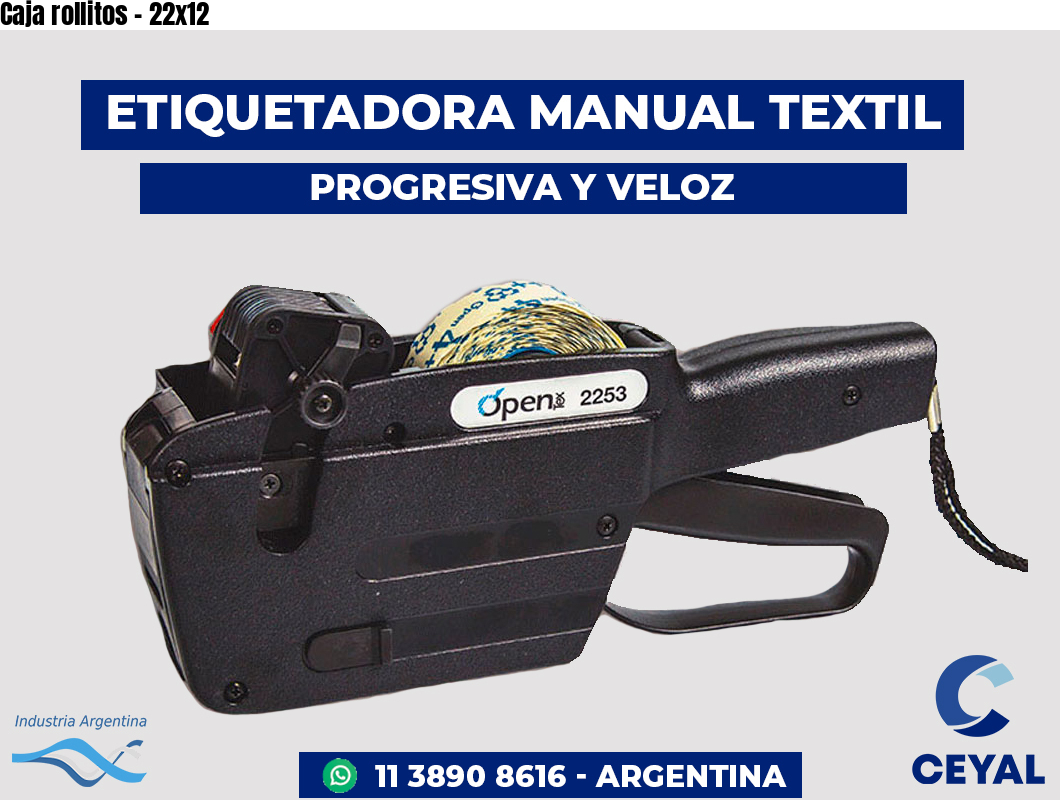 Caja rollitos - 22x12