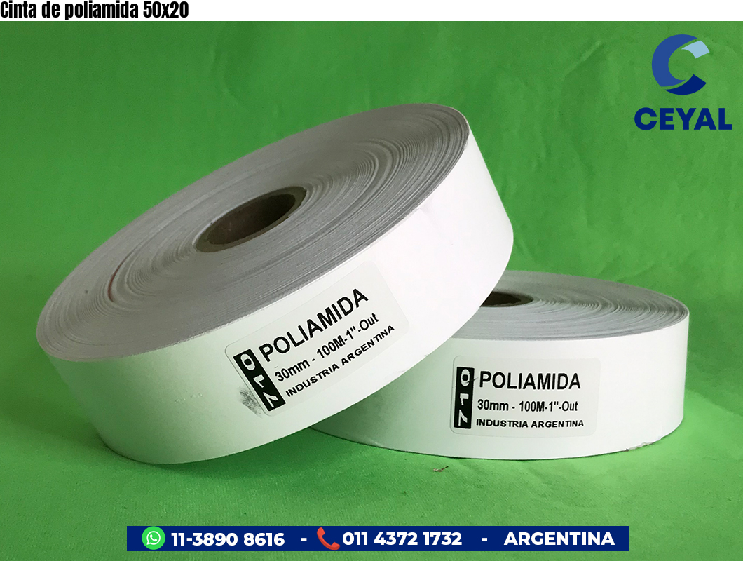 Cinta de poliamida 50×20