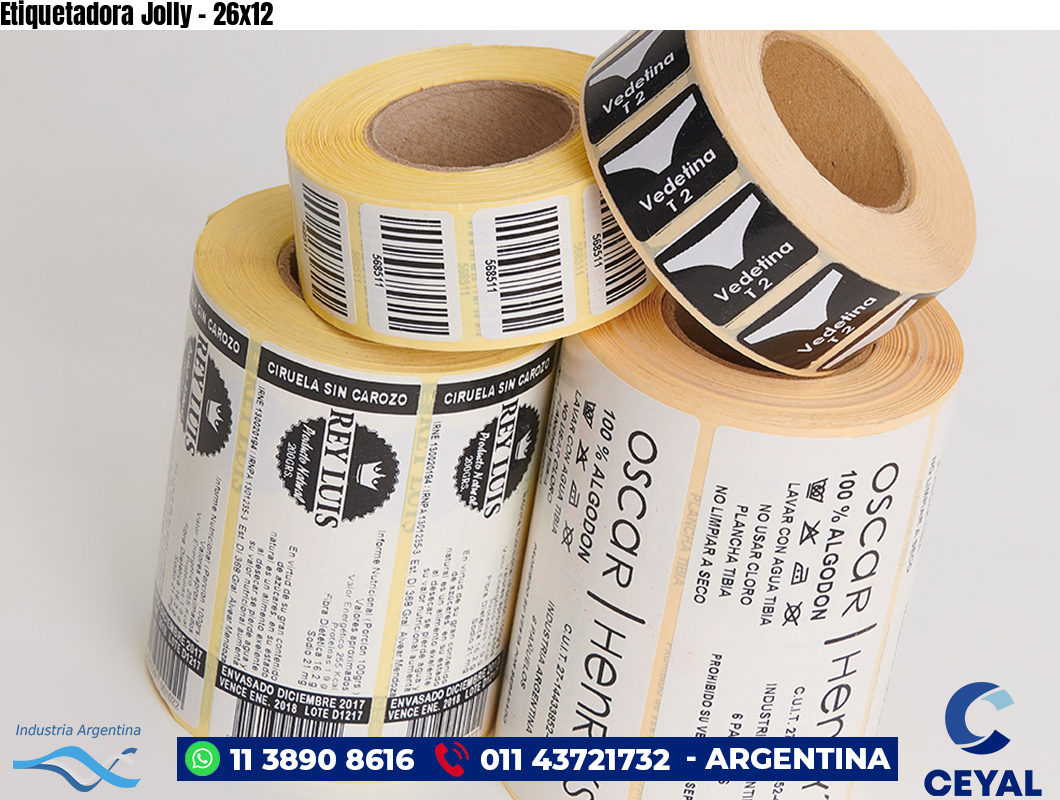 Etiquetadora Jolly - 26x12