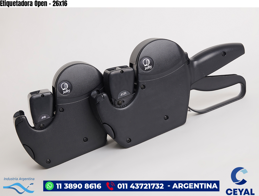 Etiquetadora Open – 26×16