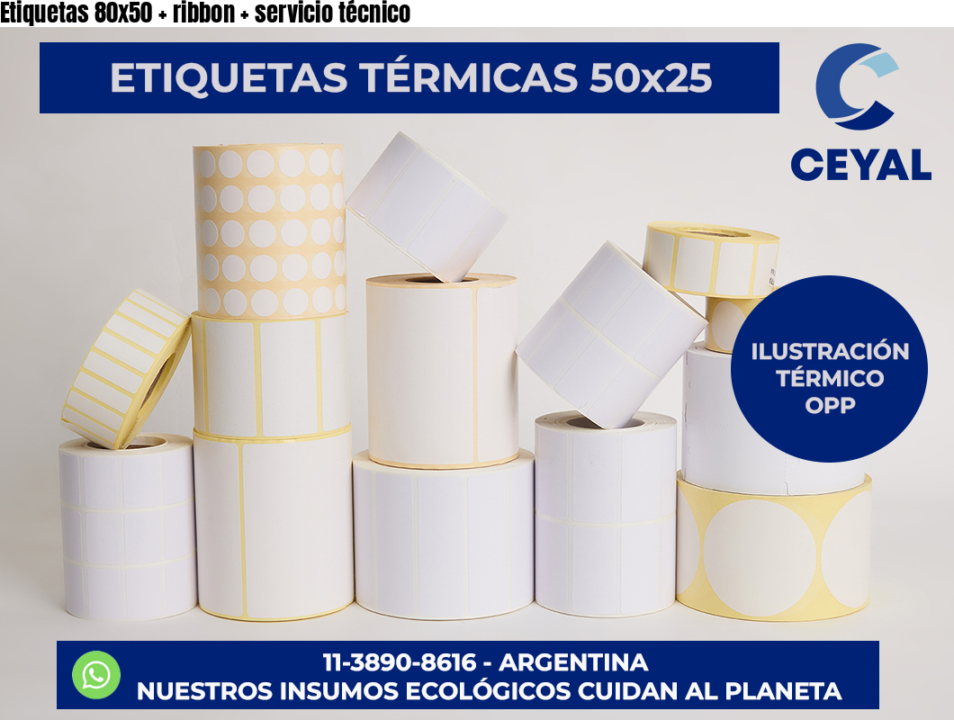 Etiquetas 80x50   ribbon   servicio técnico