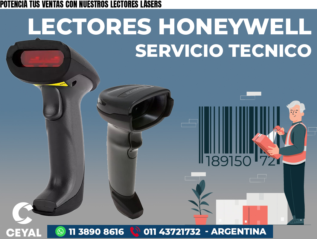 POTENCIÁ TUS VENTAS CON NUESTROS LECTORES LÁSERS