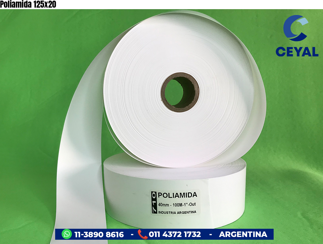 Poliamida 125×20