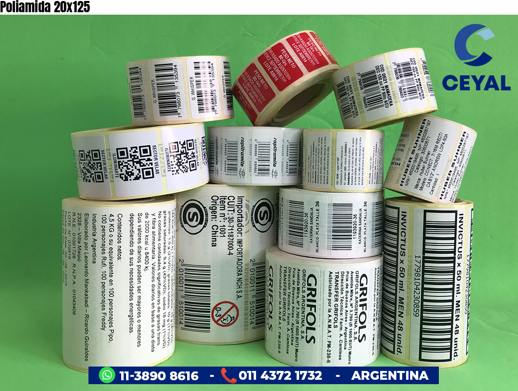 Poliamida 20x125