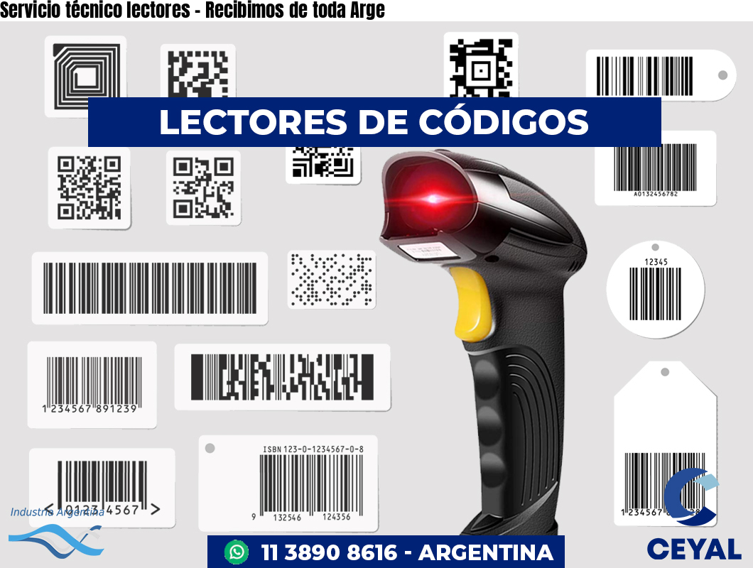 Servicio técnico lectores - Recibimos de toda Arge