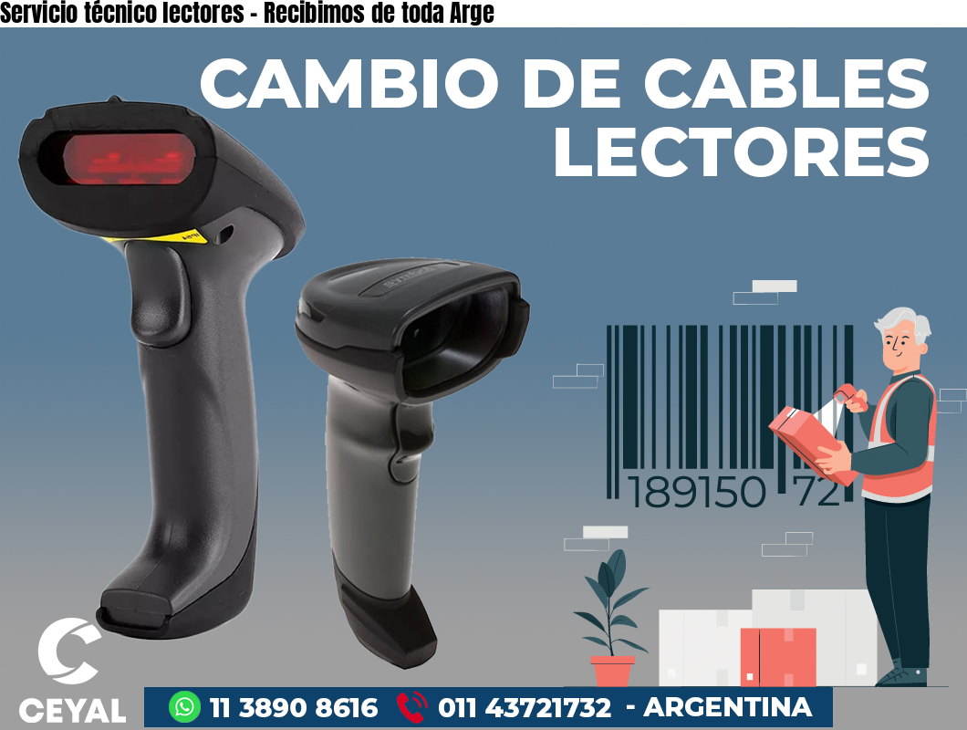 Servicio técnico lectores – Recibimos de toda Arge