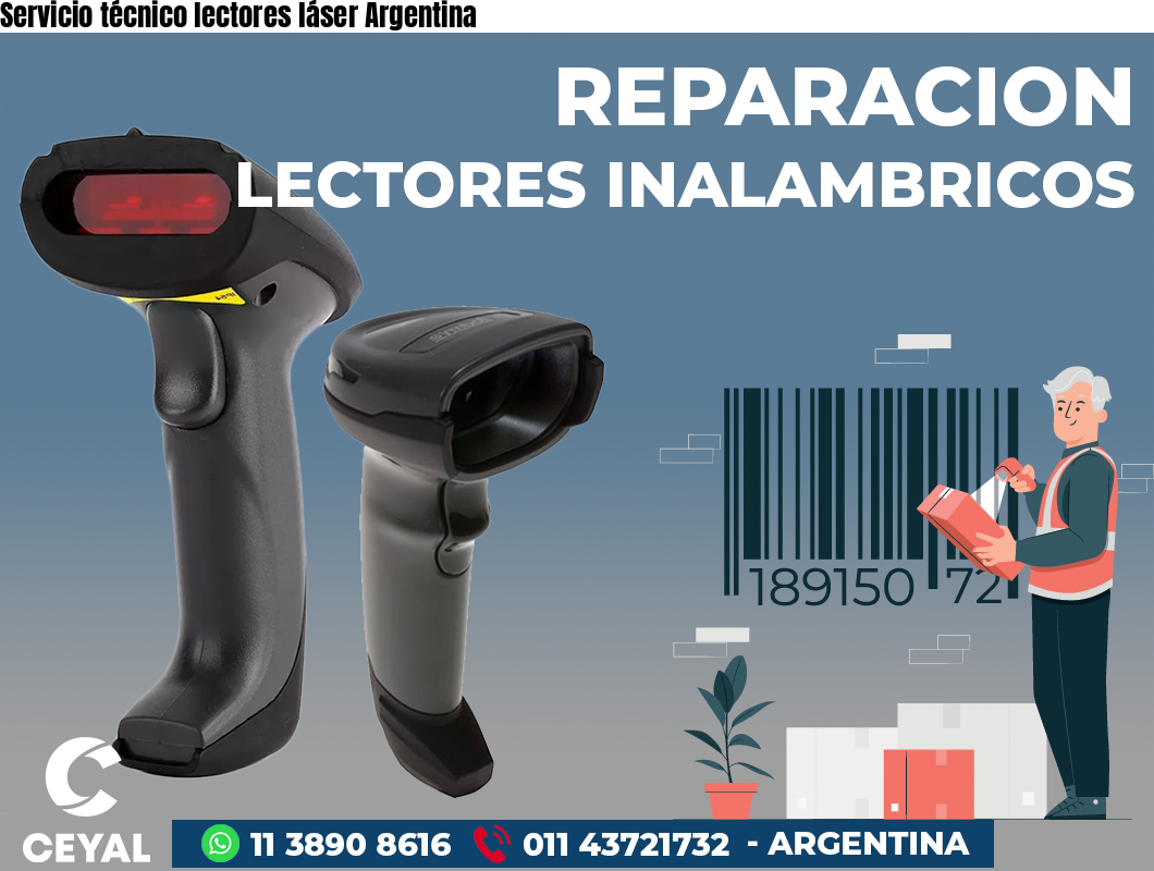 Servicio técnico lectores láser Argentina