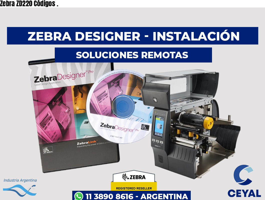 Zebra ZD220 Códigos .