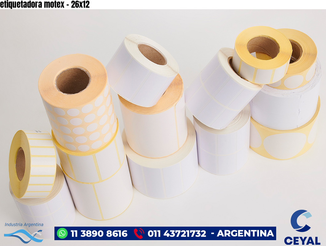 etiquetadora motex - 26x12