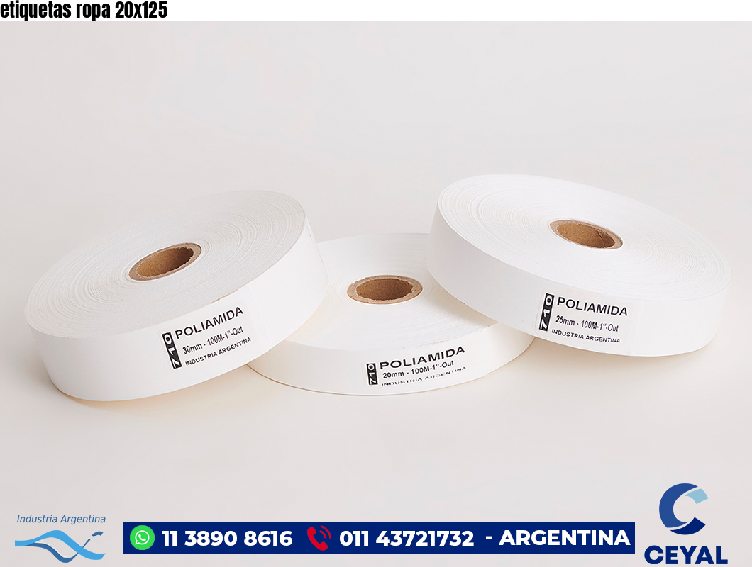 etiquetas ropa 20×125
