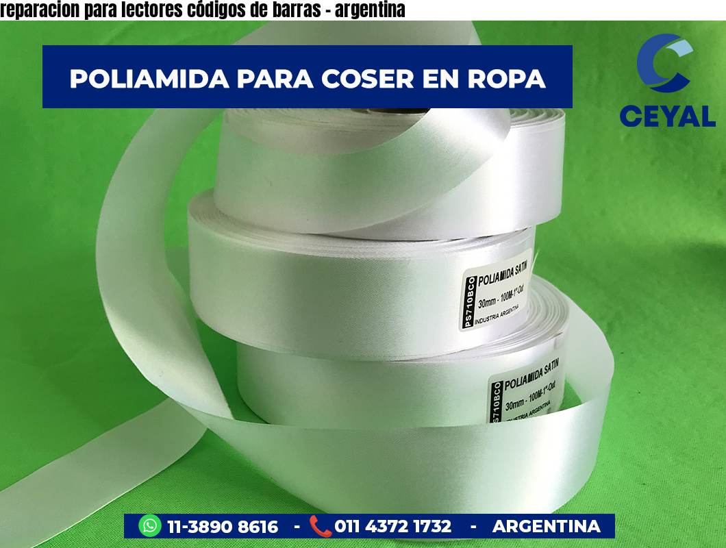 reparacion para lectores códigos de barras - argentina