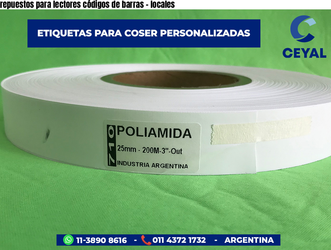 repuestos para lectores códigos de barras - locales