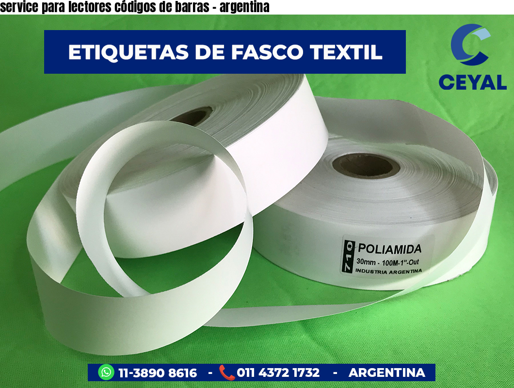 service para lectores códigos de barras - argentina
