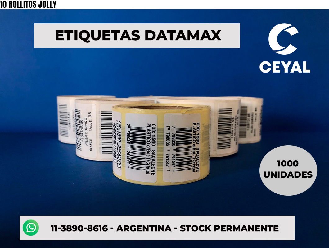 10 ROLLITOS JOLLY