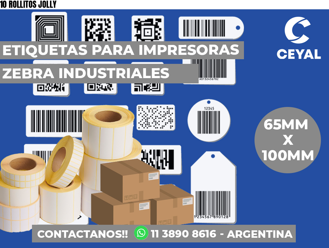 10 ROLLITOS JOLLY