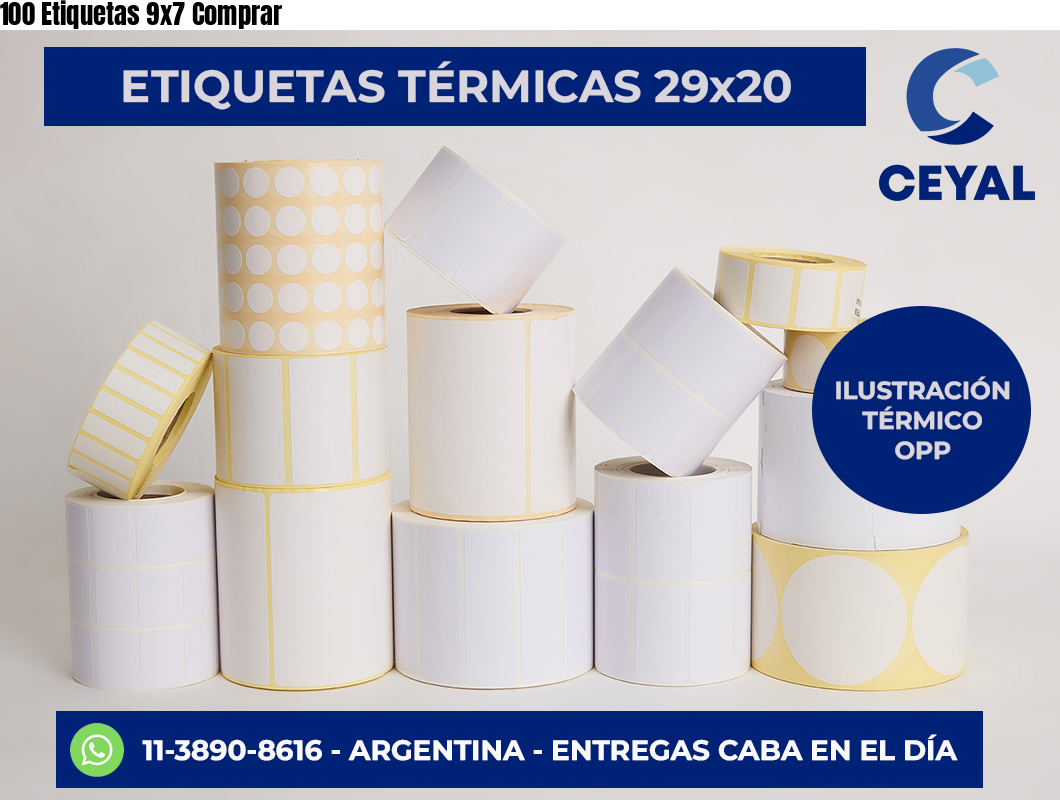 100 Etiquetas 9×7 Comprar
