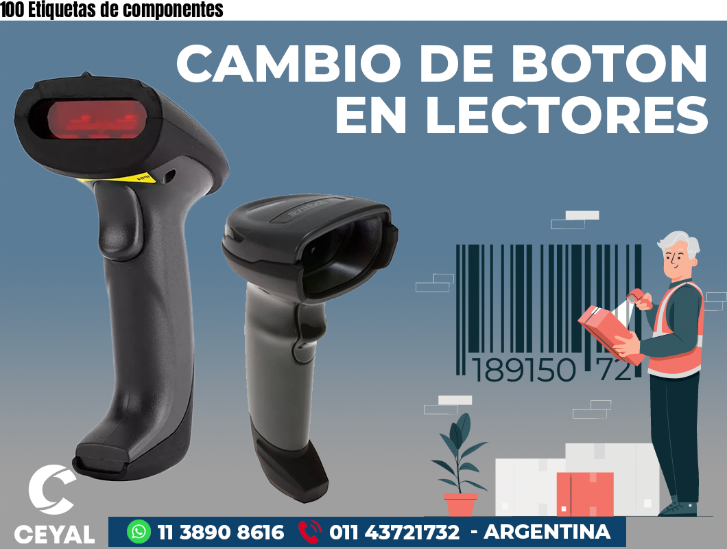 100 Etiquetas de componentes
