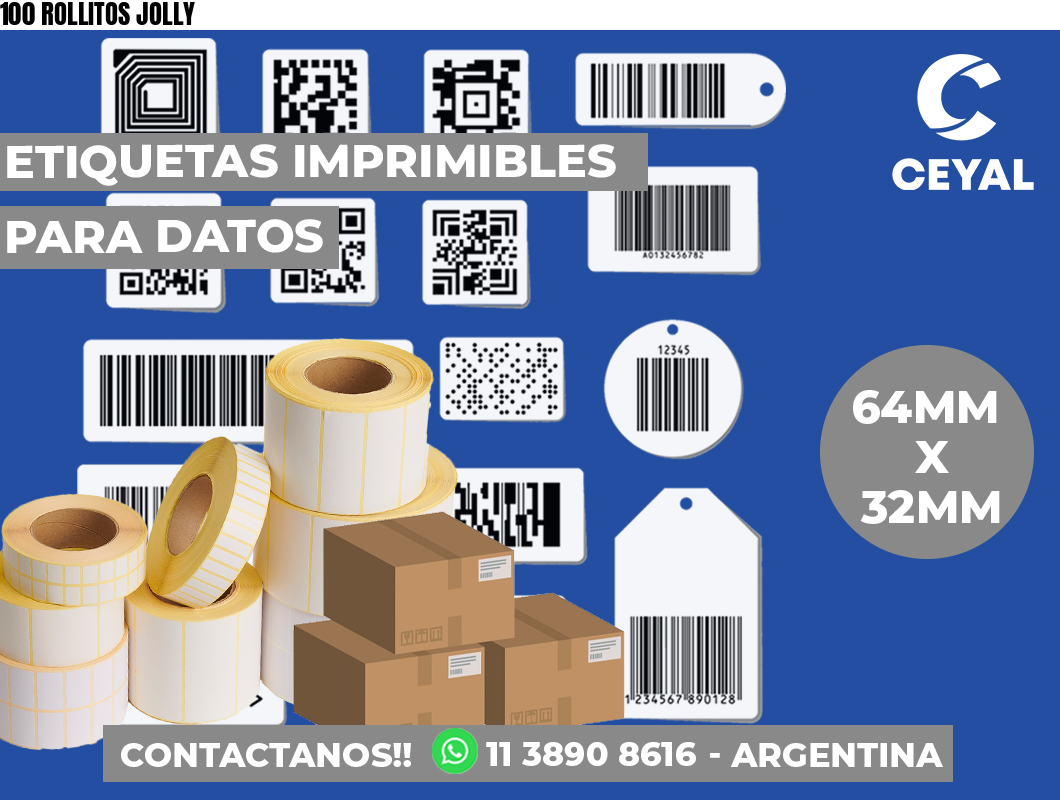 100 ROLLITOS JOLLY