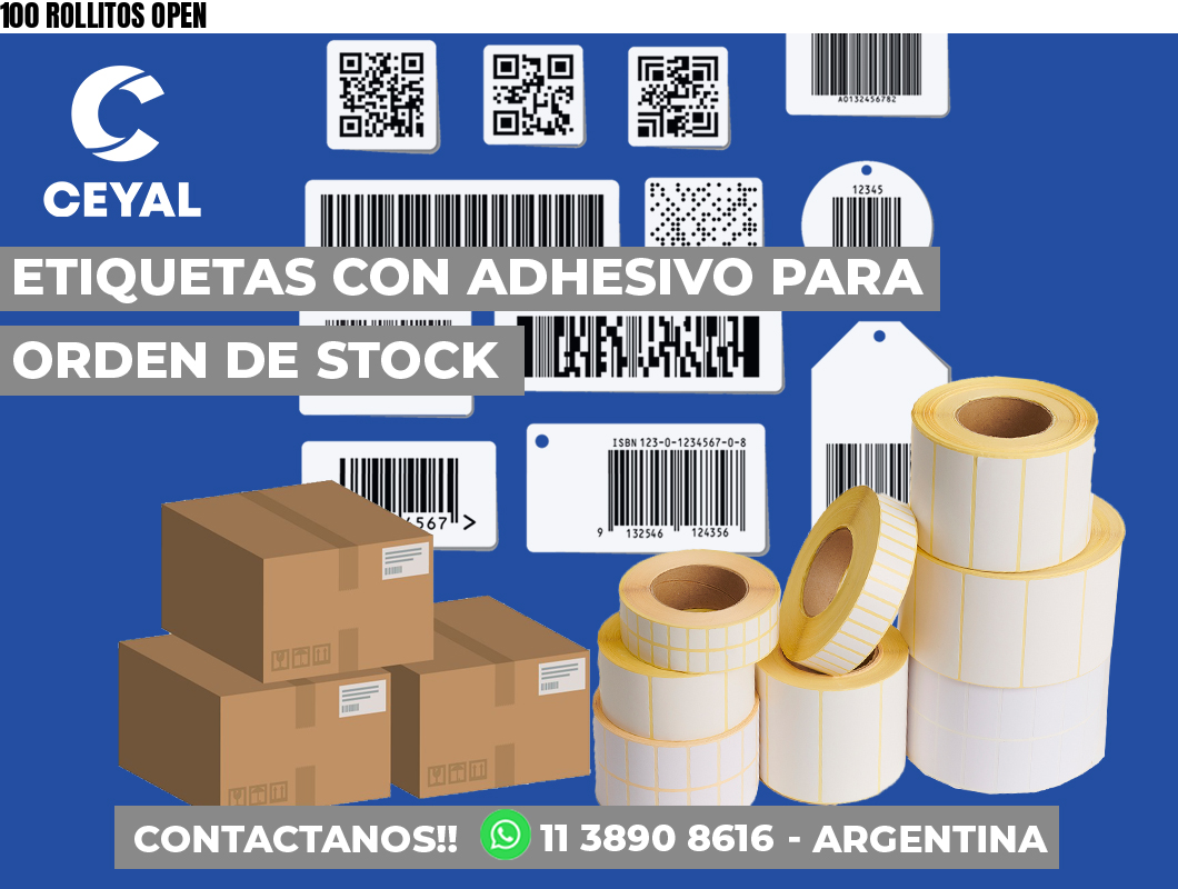 100 ROLLITOS OPEN