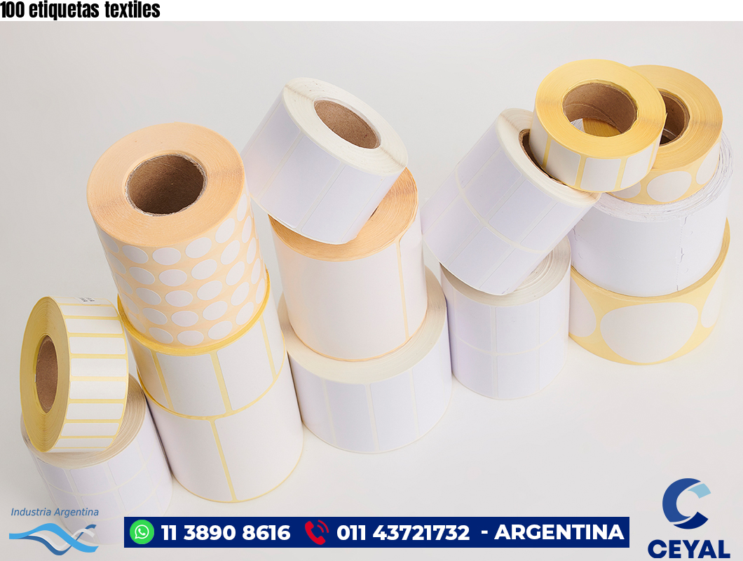 100 etiquetas textiles