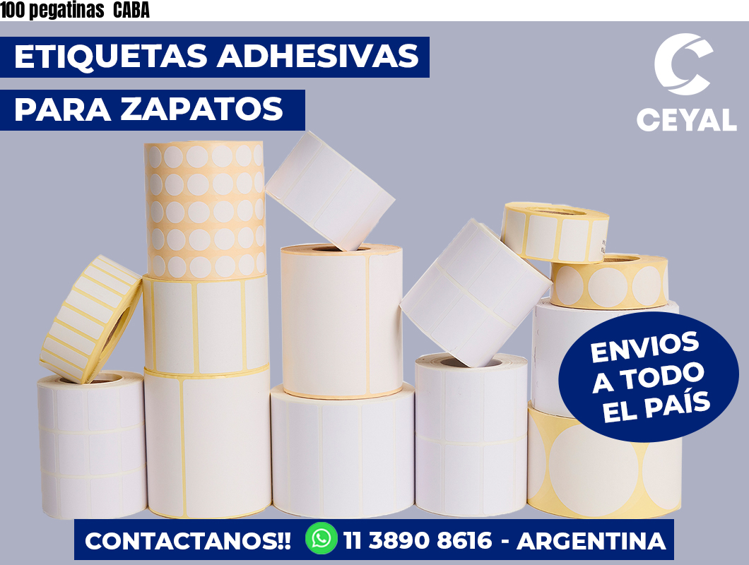 100 pegatinas  CABA