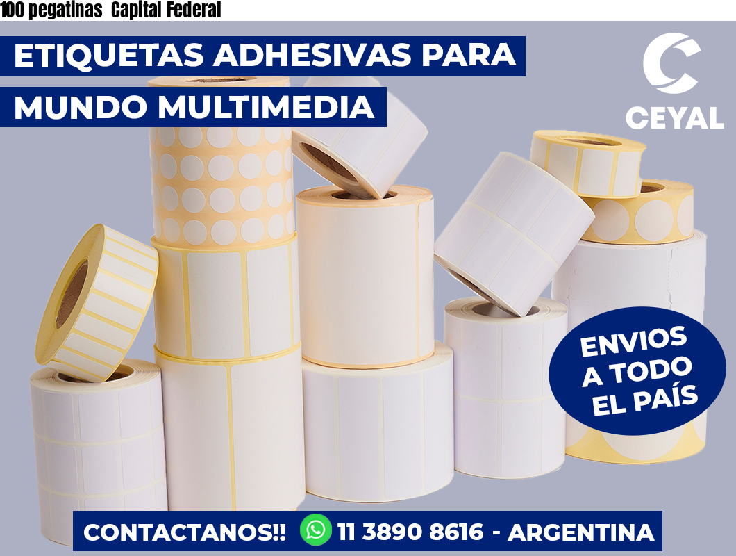 100 pegatinas  Capital Federal