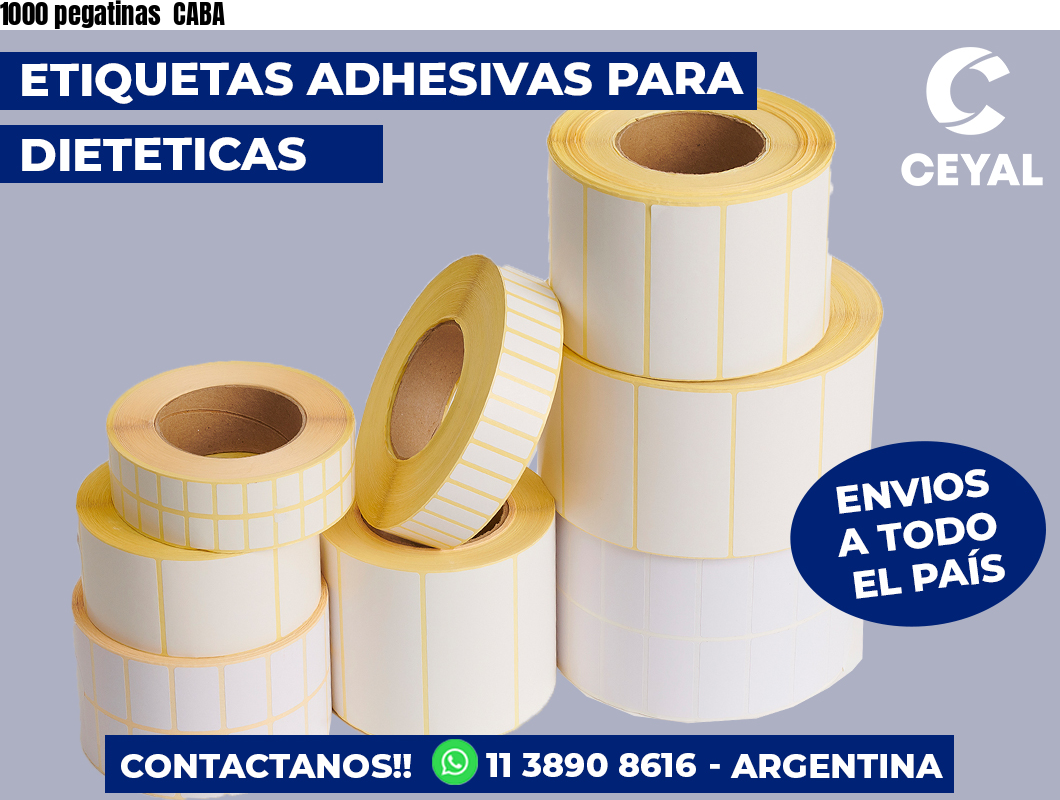 1000 pegatinas  CABA
