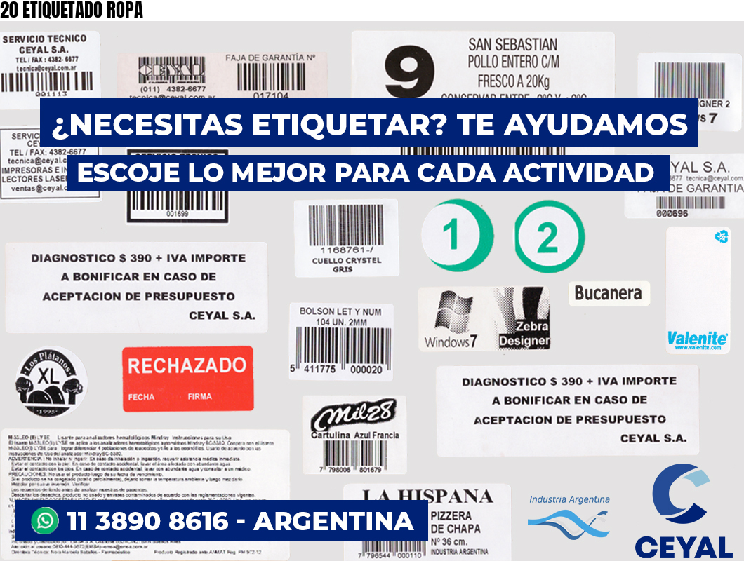 20 ETIQUETADO ROPA