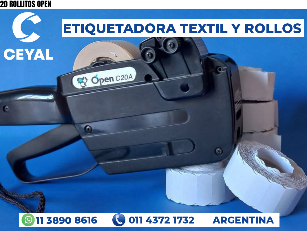 20 ROLLITOS OPEN