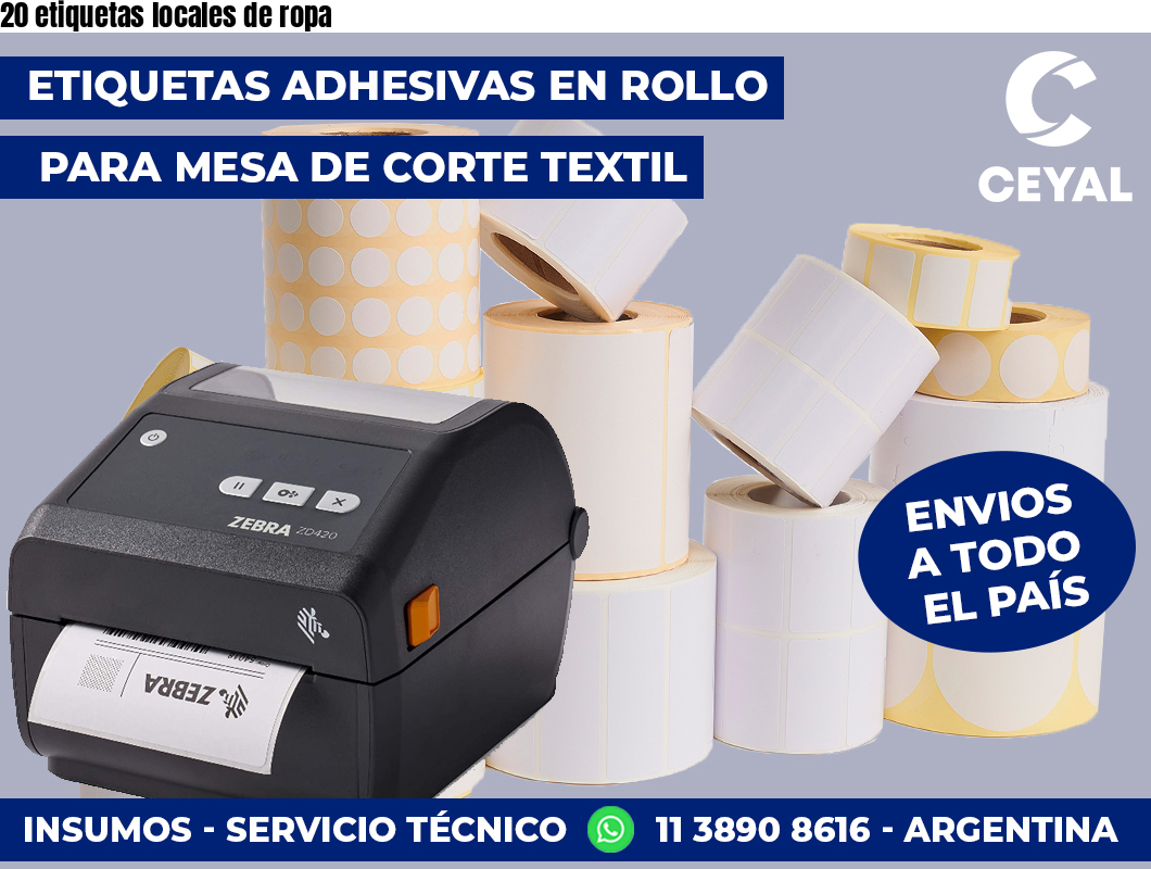 20 etiquetas locales de ropa