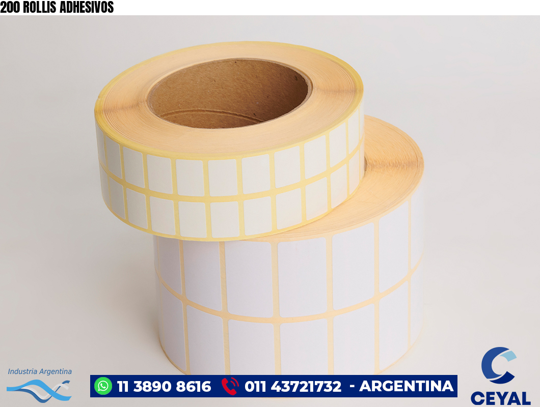200 ROLLIS ADHESIVOS