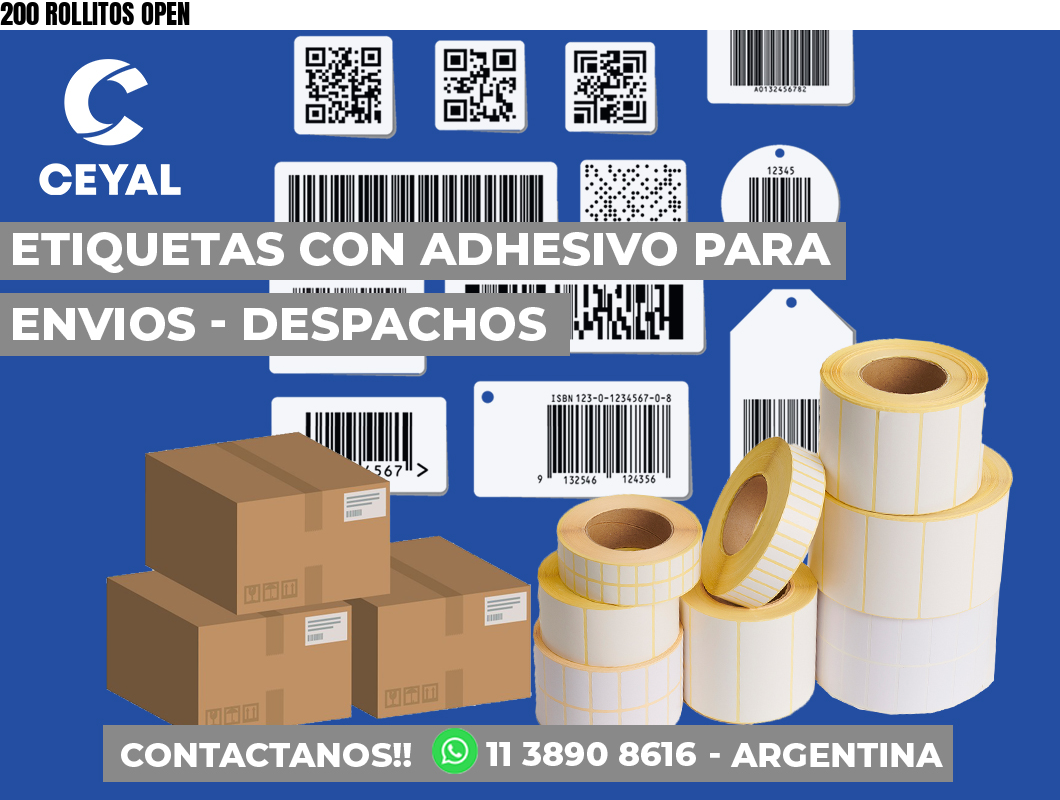 200 ROLLITOS OPEN