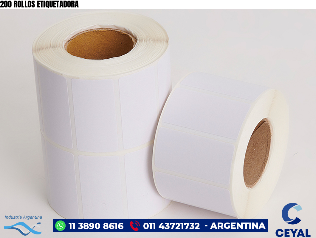 200 ROLLOS ETIQUETADORA